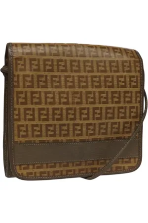 Fendi Pre-owned, Dame, , ONE SIZE, Uld, Pre-owned Canvas fendi-tasker