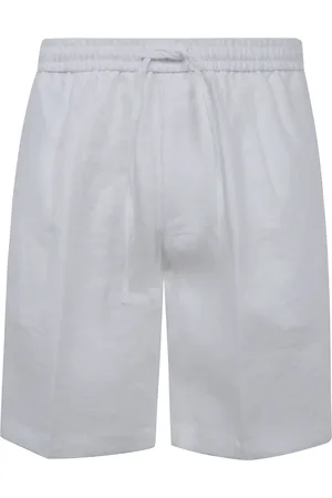 MICHAEL COAL Shorts, Herre, Hvid, W32, Uld, Stilfulde Bermuda-bukser
