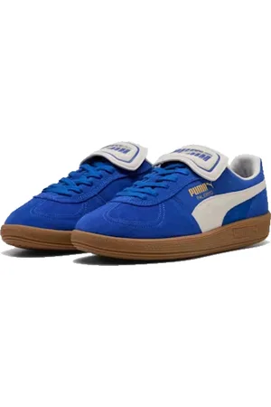 PUMA Sko, Herre, Blå, 41 EU, Læder, Premium Vivid & Warm White Sneakers