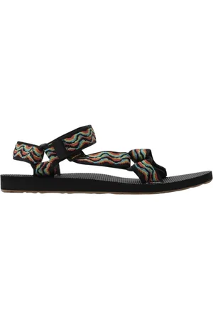 Teva Sko, Herre, Flerfarvet, 42 EU, Polyester, Multifarvede bølgesandaler til mænd