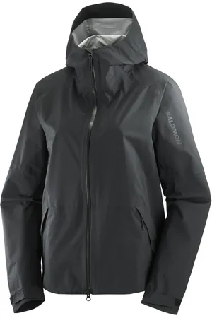 Salomon Sport, Dame, Sort, M, Uld, Vandtæt Jakke Dyb Sort