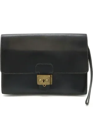 Hermès Pre-owned, Dame, Sort, ONE SIZE, Læder, Pre-owned Laeder clutches