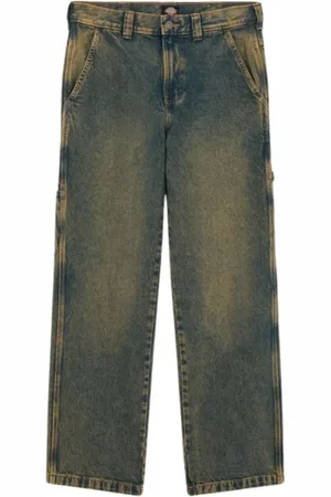 Dickies Jeans, Herre, Blå, W31, Gule Jeans til Mænd