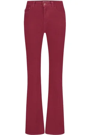 Fabienne Chapot Bukser, Dame, Rød, W27, Eva Flare Bukser