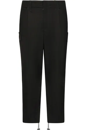 Dolce & Gabbana Bukser, Herre, Sort, L, Bomuld, Sorte Bukser til Mænd