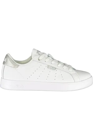 Fila Sko, Dame, Hvid, 41 EU, Uld, Sporty hvide snøresko med luksusdetaljer