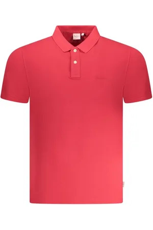 Pepe Jeans Top, Herre, Rød, 2XL, Bomuld, Rød Bomuldspolo med Logo