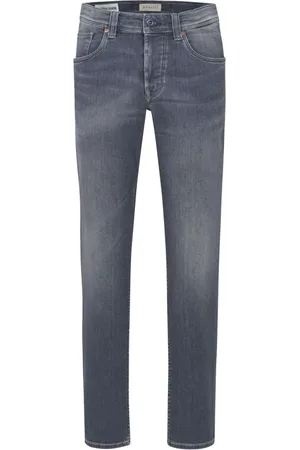 Bugatti Jeans, Herre, Blå, W36 L34, Bomuld, Elastiske Mænds Jeans i Blå-Grå