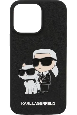 Karl Lagerfeld Tilbehør, Herre, Sort, ONE SIZE, Uld, iPhone 13 Pro Max Etui Choupette