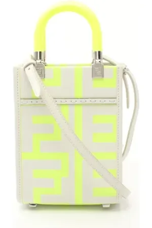 Fendi Pre-owned, Dame, Flerfarvet, ONE SIZE, Tyl, Pre-owned Laeder fendi-tasker