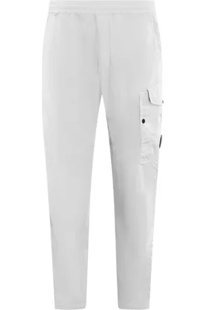 C.P. Company Bukser, Herre, Grå, S, Cargo Pant med Linse Detalje i Grå