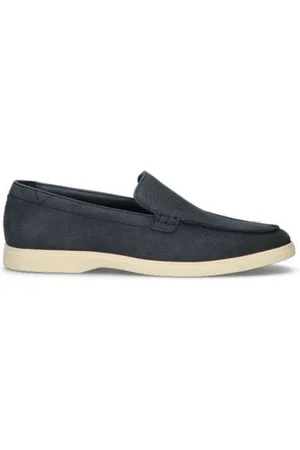 Clarks Sko, Herre, Blå, 41 1/2 EU, Klassisk Slip-On Mokkasin Sko