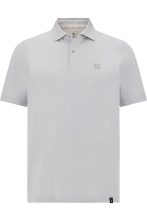Boggi Milano Top, Herre, Blå, XL, Bomuld, Bomuld Piqué Polo Skjorte