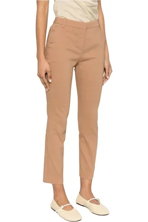 Pinko Bukser, Dame, Brun, L, Uld, Stilfulde Bello Bukser