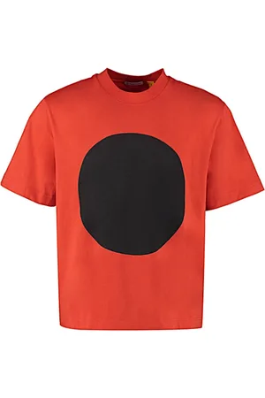 Moncler Top, Herre, Rød, S, Klassisk T-shirt til hverdagsbrug