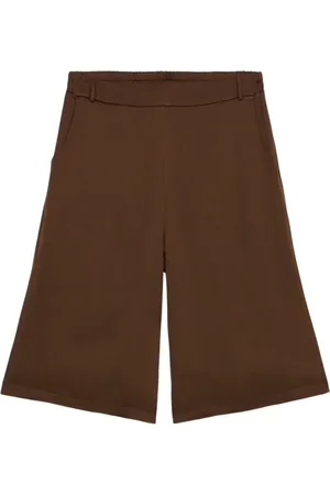Oltre Shorts, Dame, Brun, M, Satin, Satin-Bermudas