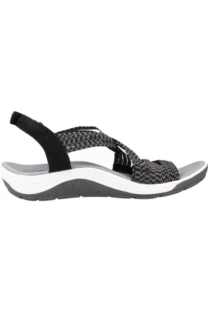 Skechers Sko, Dame, Grå, 41 EU, Reggae Cup-OH Snap! Flade Sandaler