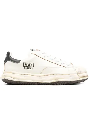MIHARA YASUHIRO Sko, Herre, Hvid, 44 EU, Hvide Chunky Sole Snøresko