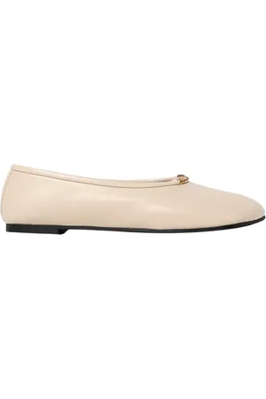 Stella McCartney Sko, Dame, Gul, 36 EU, Læder, Gul Kædedetalje Ballet Flats