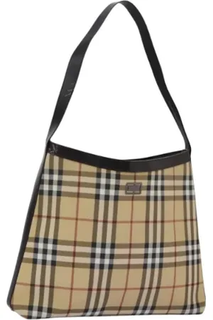 Burberry Pre-owned, Dame, , ONE SIZE, Uld, Pre-owned Laeder skuldertasker