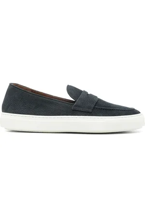 Fratelli Rossetti Sko, Herre, Blå, 42 1/2 EU, Læder, Læder Penny Loafers