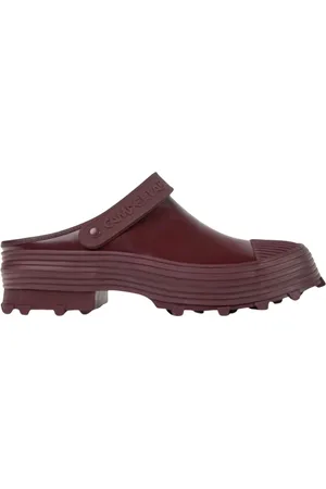 Camper Sko, Herre, Rød, 39 EU, Læder, Burgundy Layered Sole Sandaler