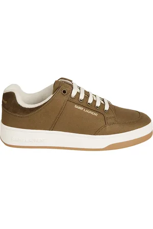 Saint Laurent Sko, Dame, Grøn, 35 EU, Uld, Sl/61 Sneakers til kvinder