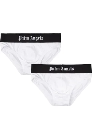 Palm Angels Undertøj, Herre, Hvid, XL, Bomuld, Hvid Herre Briefs Sæt