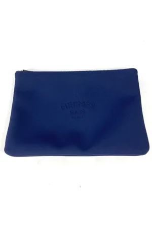Hermès Pre-owned, Dame, Blå, ONE SIZE, Tyl, Pre-owned Stof pouches