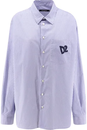 Dsquared2 Bluser & Skjorter, Dame, Blå, 2XS, Bomuld, Lysblå langærmet skjorte