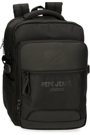 Pepe Jeans Taske, Herre, Sort, ONE SIZE, Uld, Computer rygsæk med USB-port