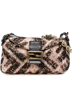 Fendi Pre-owned, Dame, Lyserød, ONE SIZE, Uld, Pre-owned Uld fendi-tasker
