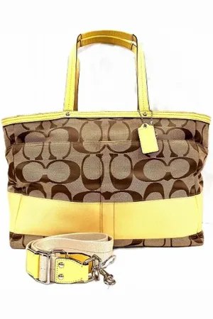 Coach Pre-owned, Dame, , ONE SIZE, Uld, Pre-owned Canvas totes