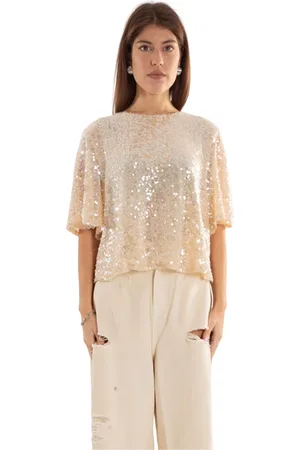ANIYE BY Bluser & Skjorter, Dame, , M, Rose Paillet T-shirt i