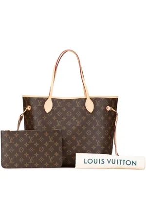 LOUIS VUITTON Pre-owned, Dame, Brun, ONE SIZE, Tyl, Pre-owned Canvas totes