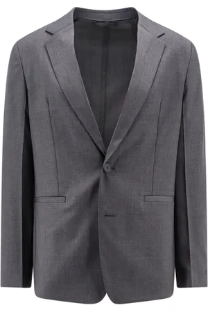 Givenchy Jakke, Herre, Grå, M, Uld, Klassisk Grå Uld Blend Blazer
