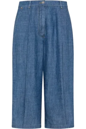 MOMONÍ Shorts, Dame, Blå, 3XS, Denim, Chambray Bermuda Shorts