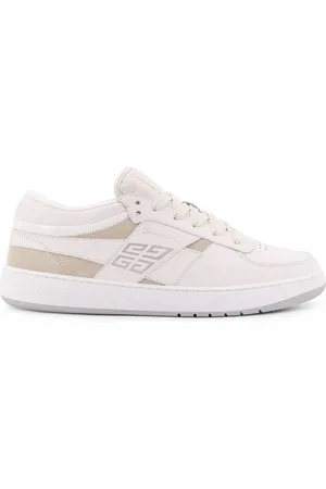 Givenchy Sko, Herre, Hvid, 40 EU, Læder, Hvide Logo Sneakers Lavet i Italien