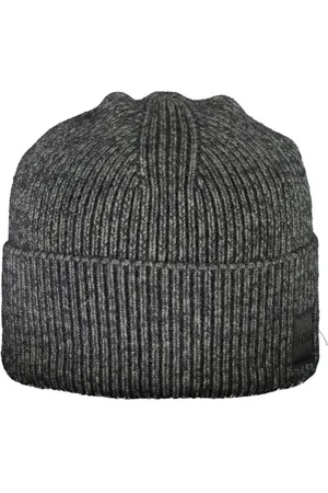 HUGO BOSS Tilbehør, Herre, Sort, ONE SIZE, Uld, Luksus Uldblanding Kasket