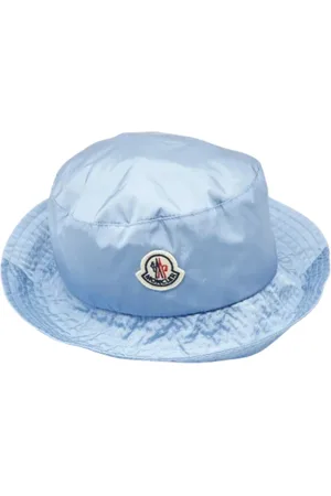 Moncler Pre-owned, Dame, Blå, ONE SIZE, Uld, Pre-owned Stof hatte