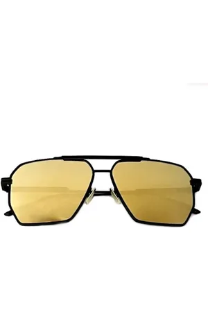 Bottega Veneta Pre-owned, Herre, Sort, ONE SIZE, Pre-owned Metal solbriller