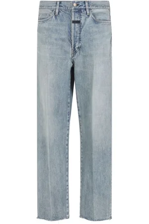 FEAR OF GOD Jeans, Herre, Blå, W31, Indigo Jeans med Logo