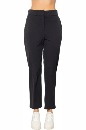 Max Mara Bukser, Dame, Blå, S, Blå Slim Lipari Bukser