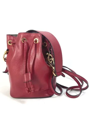 Fendi Pre-owned, Dame, Rød, ONE SIZE, Uld, Pre-owned Laeder fendi-tasker