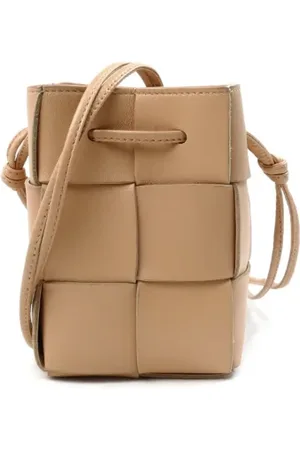 Bottega Veneta Pre-owned, Dame, , ONE SIZE, Uld, Pre-owned Laeder crossbody-tasker