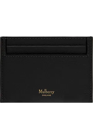 MULBERRY Tilbehør, unisex, Sort, ONE SIZE, Læder, Slim Cardholder med Fire Slots