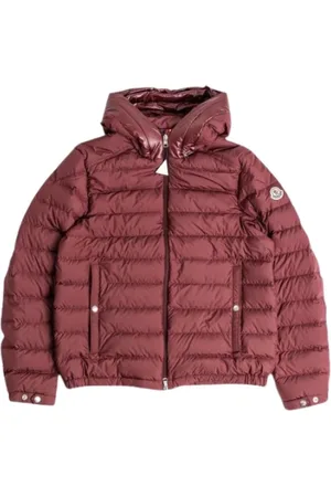 Moncler Jakke, Herre, Rød, M, Uld, Rød hættet dunjakke Chevrerie