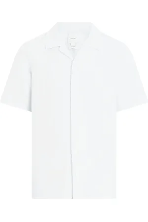 Calvin Klein Skjorte, Herre, Hvid, L, Bomuld, Hvidt Linned Bomuld Skjorte