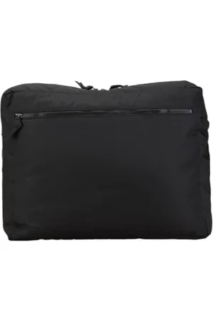 Bottega Veneta Pre-owned, Dame, Sort, ONE SIZE, Nylon, Pre-owned nylon pouches