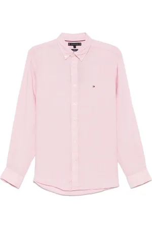 Tommy Hilfiger Skjorte, Herre, Lyserød, XL, Rosa Button-Up Skjorte